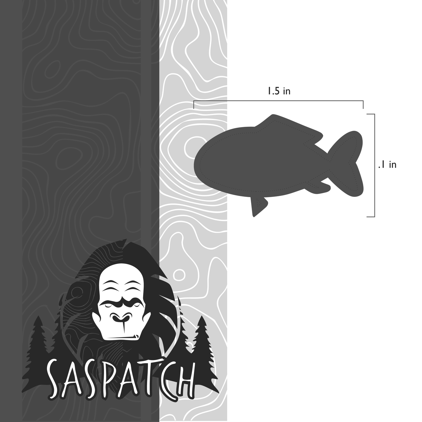 Fish | 1.5" Tactical PVC Patch