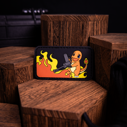 Fire Lizard with Flamethrower | 3" Tactical PVC Patch (Copy)