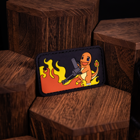 Fire Lizard with Flamethrower | 3" Tactical PVC Patch (Copy)