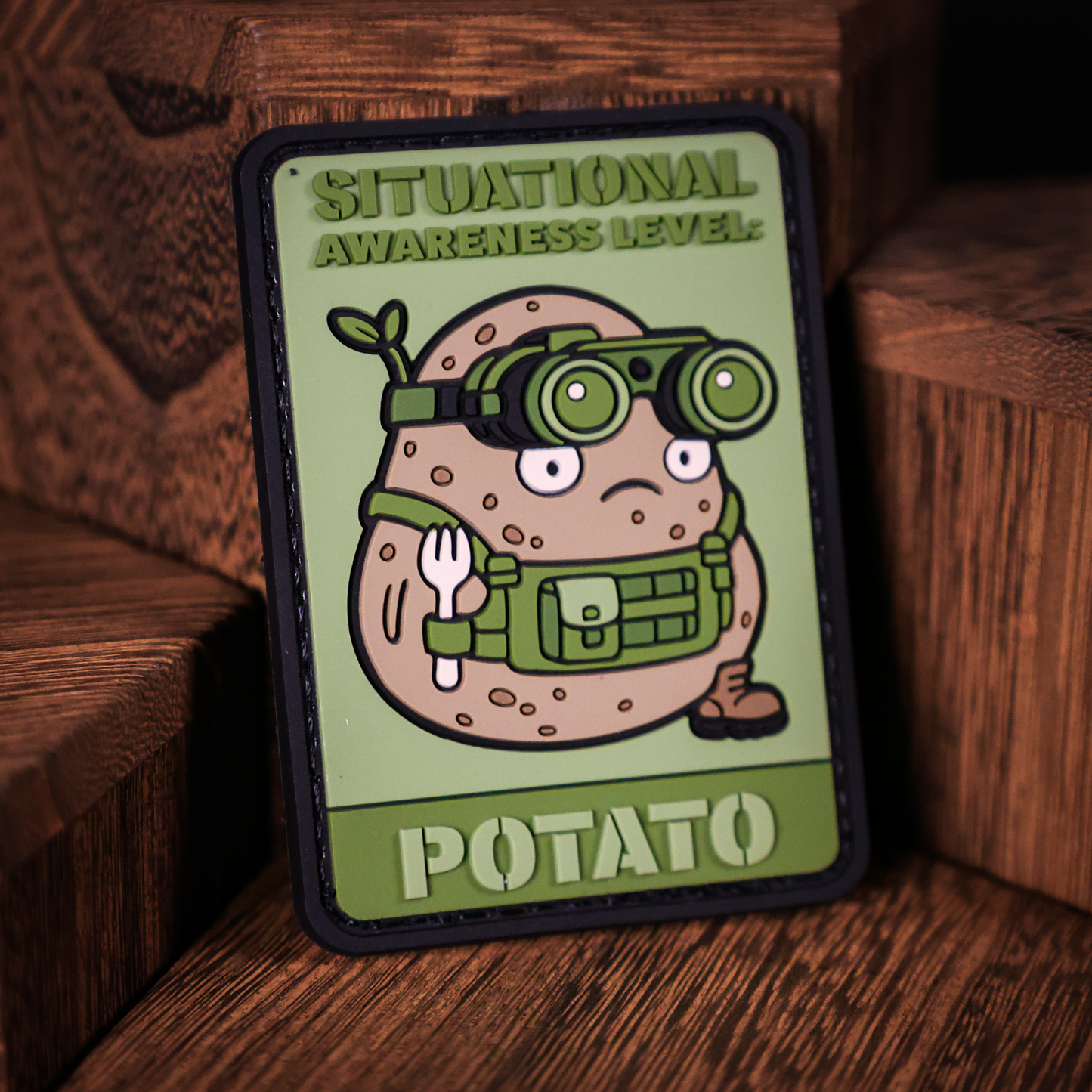 Situational Awareness Level Potato | 3" Tactical PVC Patch